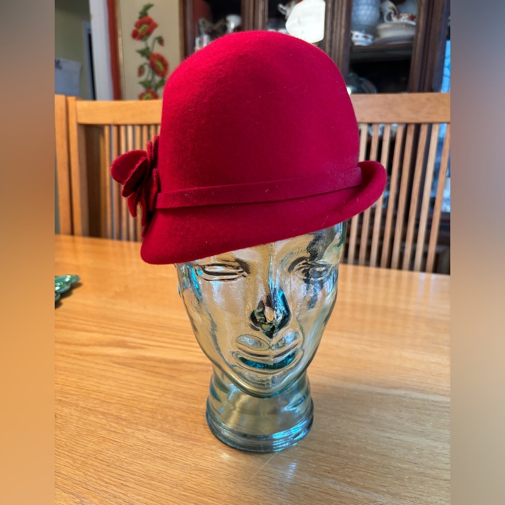 Red Wool Hat - Italy